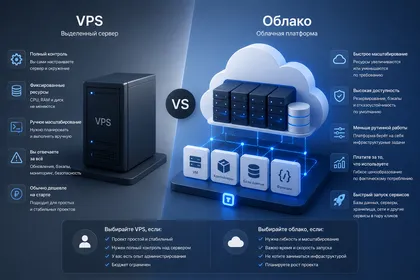 VPS или облако: что выбрать для проекта?